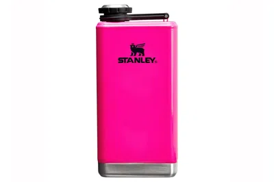 Pre-owned Stanley The Neon Collection Adventure Pre-party 8oz Flask Electric Pink