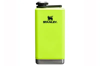 Pre-owned Stanley The Neon Collection Adventure Pre-party 8oz Flask Neon Yellow