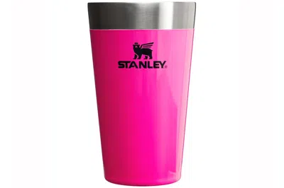 Pre-owned Stanley The Neon Collection Adventure Stacking Beer 16oz Pint Electric Pink