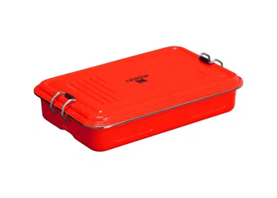 Pre-owned Stanley The Neon Collection Classic Legendary Useful 1.25 Qt Lunch Box In Neon Orange