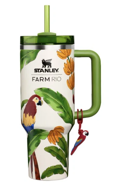 Stanley The Quencher H2.0 Flowstate 40-ounce Tumbler In Farm Rio Tropical Destiny