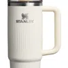 Stanley The Quencher H2.0 Fluted 30 Oz. Tumbler In Cream Gloss