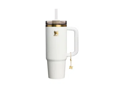Pre-owned Stanley The Quencher Luxe Flowstate 30oz Tumbler In Pale Stone Snakeskin