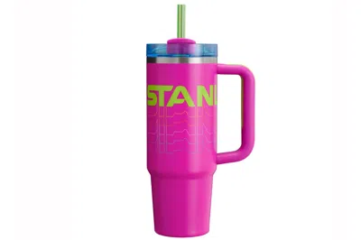 Pre-owned Stanley The Reverb Collection Flowstate Quencher 30oz Tumbler Vivid Violet Reverb
