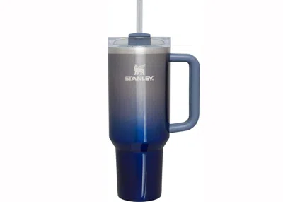 Pre-owned Stanley Twilight Gradient Quencher 40oz Tumbler In Blue