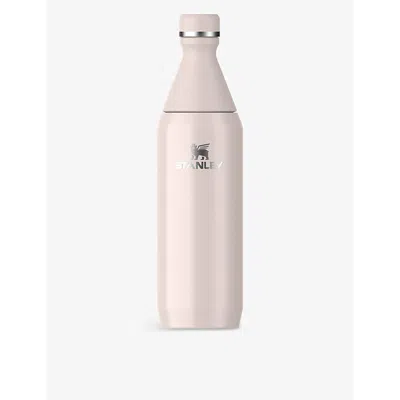 Stanley Womens Rose Quartz All Day Slim Stainless-steel Bottle 600ml In Burgundy