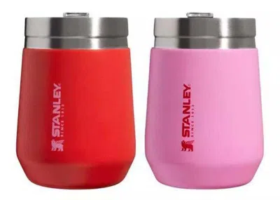 Pre-owned Stanley Women's  2pk Everyday Go 10oz Tumbler In Target Red/cotton Candy