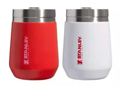 Pre-owned Stanley Women's  2pk Everyday Go 10oz Tumbler In Target Red/white