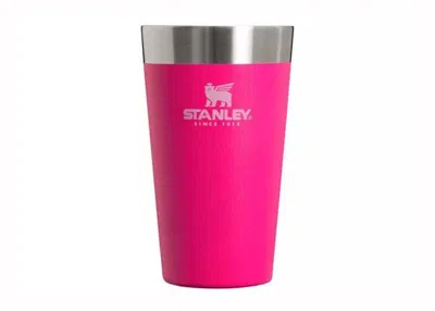 Pre-owned Stanley Women's  Adventure Everyday Stacking Pint 160z Tumbler In Cosmo Pink