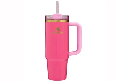 Pre-owned Stanley Women's  Flowstate Quencher 30oz Tumbler In Pink Parade