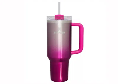 Pre-owned Stanley Women's  Flowstate Quencher 40oz Tumbler In Camelia Gradient