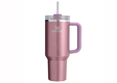Pre-owned Stanley Women's  Flowstate Quencher 40oz Tumbler In Mauve Shimmer