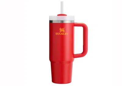 Pre-owned Stanley Women's  Heat Wave Exclusive Collection Flowstate Quencher 30oz Tumbler In Chili
