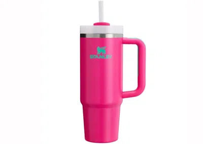 Pre-owned Stanley Women's  Heat Wave Exclusive Collection Flowstate Quencher 30oz Tumbler In Passion Pink
