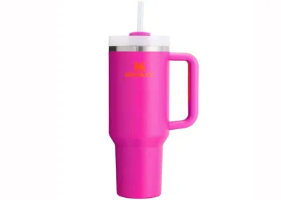 Pre-owned Stanley Women's  Heat Wave Exclusive Collection Flowstate Quencher 40oz Tumbler In Vivid Violet