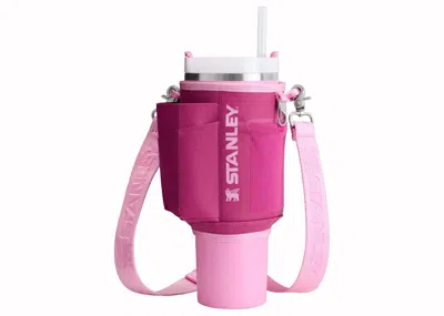 Pre-owned Stanley Women's  The All Day Quencher 40oz Carryall In Fuchsia