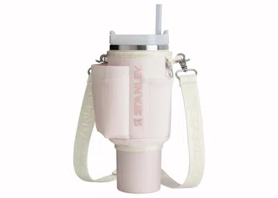 Pre-owned Stanley Women's  The All Day Quencher 40oz Carryall In Rose Quartz