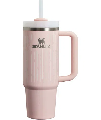 Pre-owned Stanley Women's  The Clean Slate Flowstate Quencher 30oz Tumbler In Soft Rain Bloom