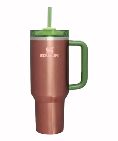 Pre-owned Stanley Women's  X Lainey Wilson "watermelon Moonshine" Quencher 40oz Tumbler In Copper/green