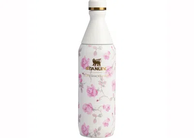 Pre-owned Stanley Women's  X Loveshackfancy All Day Slim 20oz Tumbler In Ribbonrosa