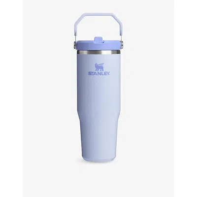 Stanley Womens Dew Drop Iceflow™ Flip-straw Stainless-steel Bottle 890ml In Green