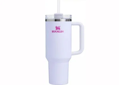 Pre-owned Stanley X Dicks Sporting Goods Winter Wonderland Collection Flowstate Quencher 40oz Tumbler In Crystal Crush