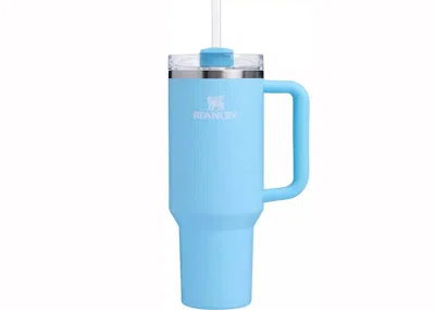 Pre-owned Stanley X Dicks Sporting Goods Winter Wonderland Collection Flowstate Quencher 40oz Tumbler In Powder Blue C