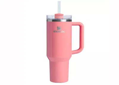 Pre-owned Stanley X E.l.f Cosmetics Flowstate Quencher 40oz Tumbler In Coral Fixation