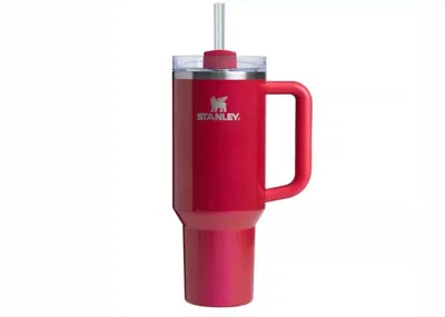 Pre-owned Stanley X E.l.f Cosmetics Flowstate Quencher 40oz Tumbler In Red Delicious