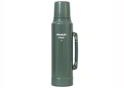 Pre-owned Stanley X Frgmt Classic Vacuum 1.0l Bottle In Hammertone Green