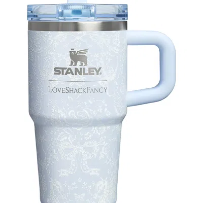 Stanley X Loveshackfancy Holiday Quencher Protour Flip Straw Tumbler, 20 Oz. In Blue