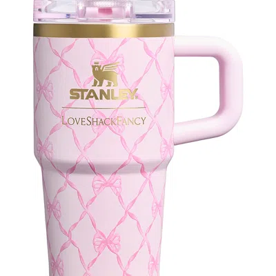 Stanley X Loveshackfancy Holiday Quencher Protour Flip Straw Tumbler, 20 Oz. In Pink