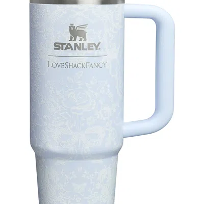 Stanley X Loveshackfancy Holiday Quencher Protour Flip Straw Tumbler, 30 Oz. In Blue