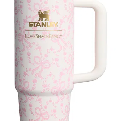 Stanley X Loveshackfancy Quencher Protour Flip Straw Tumbler, 30 Oz. In Pink