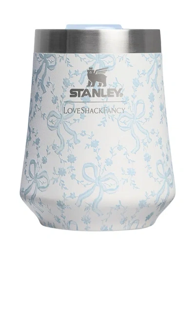 Stanley X Loveshackfancy The Reserve Wine Tumbler Set Of 2 In Coquette Bow Winter Ice