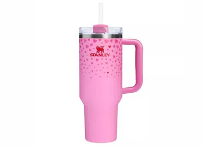 Pre-owned Stanley X Target Exclusive Valentines Day Flowstate Quencher 40oz Tumbler In Sweet Hearts