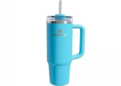 Pre-owned Stanley X Target Flowstate Quencher 30oz Tumbler In Perspective Blue