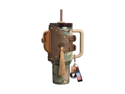 Pre-owned Stanley X The Post Malone Flowstate Quencher 40oz Tumbler With Pouch Belt In Post Malone Cam