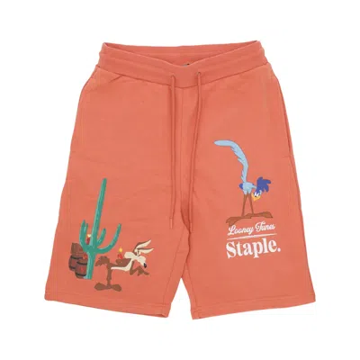 Staple Acme Corp Sweatshort Men's Short Tracksuit Pants Terra Cotta