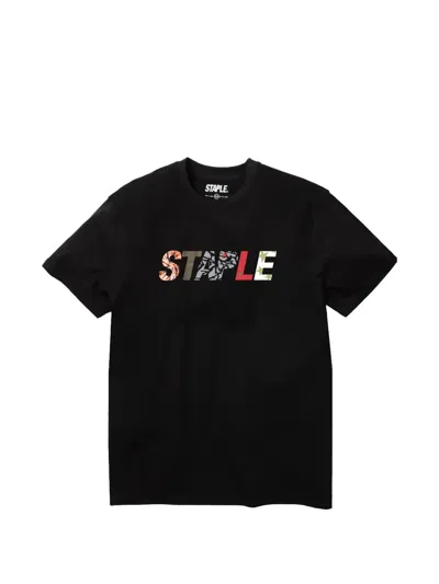 Staple Logo T-shirt In Black