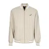 Staple Men's Bomber Jacket Pinstripe Baseball Jacket Stone In Stone