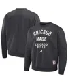 Staple Men's Nba X  Anthracite Chicago Bulls Plush Pullover Sweatshirt In Anthracite