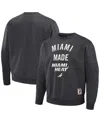 Staple Nba X  Anthracite Miami Heat Plush Pullover Sweatshirt In Anthracite