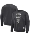Staple Men's Nba X  Anthracite Utah Jazz Plush Pullover Sweatshirt In Anthracite