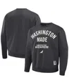 Staple Men's Nba X  Anthracite Washington Wizards Plush Pullover Sweatshirt In Anthracite