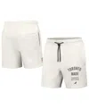 Staple Nba X  Cream Memphis Grizzlies Heavyweight Fleece Shorts In Cream