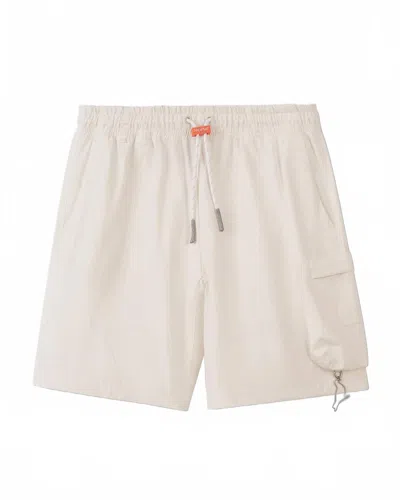 Staple Men's Nylon Taslan Cargo Shorts In Cream In White