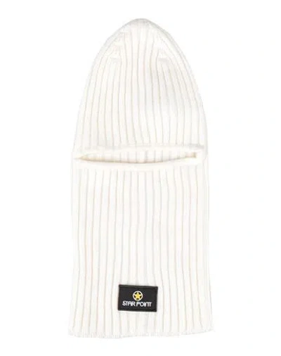 Star Point Man Hat White Size Onesize Virgin Wool