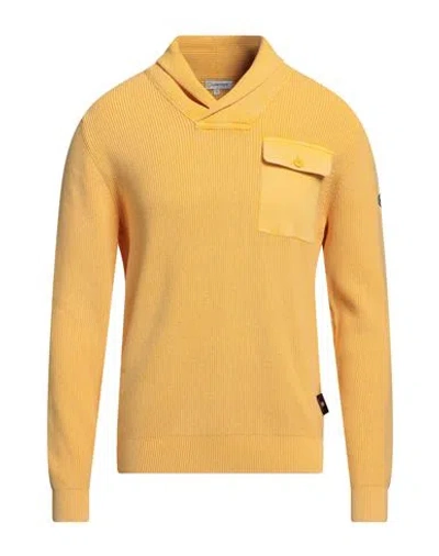 Star Point Man Sweater Yellow Size M Cotton