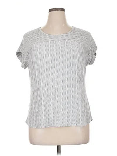 Pre-owned Star Vixen Short Sleeve Top Gray Crew Neck Tops
